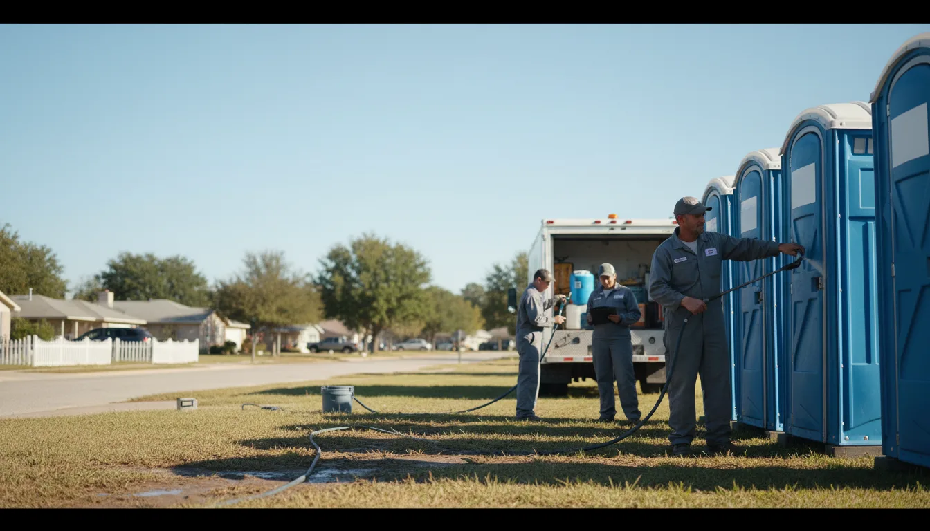 Long-Term Portable Toilet Rental in Plains, GA near me